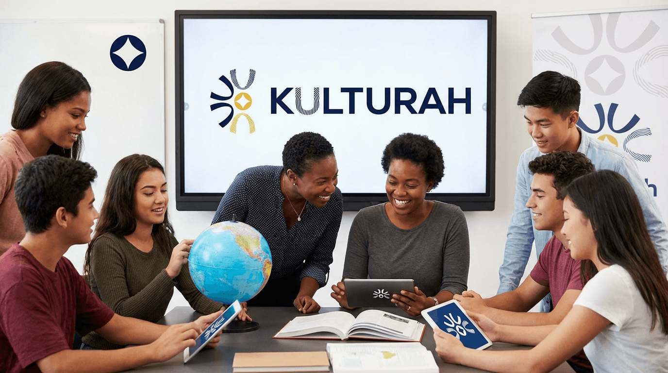 Students learning together at Kulturah